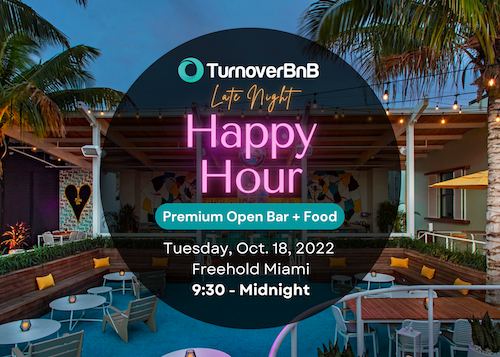 Book Direct Show Fringe Event - TurnoverBnB Happy Hour